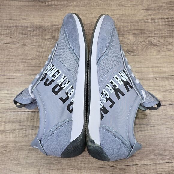 Bikkembergs Jonas Men’s Size 9.5 Gray Suede Fabric Low-Top Sneakers (8013136) - Picture 6 of 9